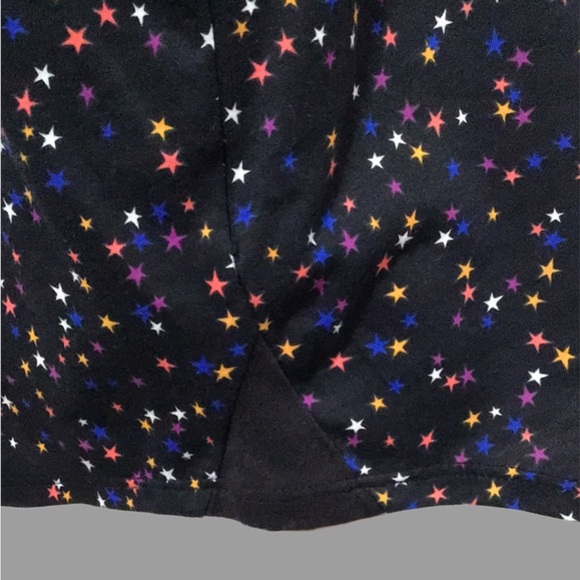 NWT POPSUGAR Starscape Print‎ T-Shirt, Black with Multi-Color Stars Size Large - Picture 5 of 8